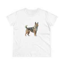 Swedish Vallhund Women's Midweight Cotton Tee