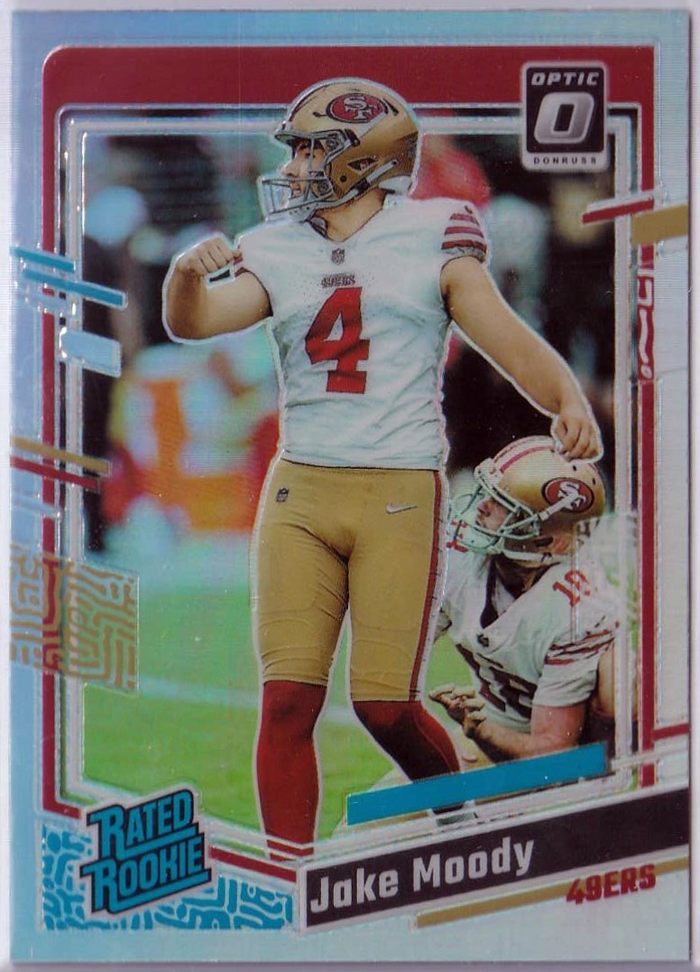 Jake Moody 2023 Optic Rookie RC #289 Holo 49ers