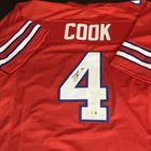 Buffalo Bills Cook #4 Autographed Football Jersey BAS Authenticated