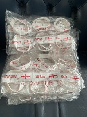 England WM Armbänder - 12er Pack - *****KAUFEN SIE 1 PACKUNG ERHALTEN SIE 1 PACK GRATIS *****