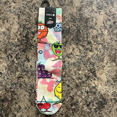 Stance Jolly Rancher Men's Crew Socks Multicolor Size L Poly Blend Mid Cushion