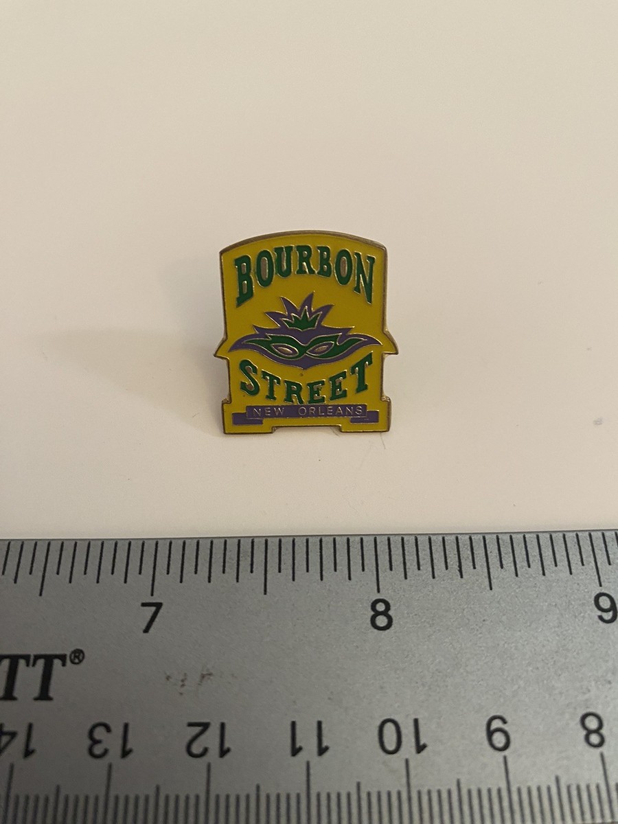 ヴィンテージワッペン Bourbon Street New Orleans Bourbon Street New Orleans Lapel Pin P45 | eBay