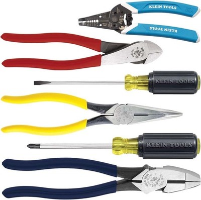 Klein Tools 80080 Electrician Hand Tool Kit 6 Piece Made in USA