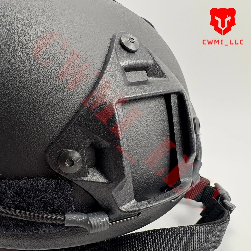 Casco Balístico MICH Nivel IIIA - Hecho con Aramida Kevlar - Combate A Prueba de Balas Foto 3 de 4