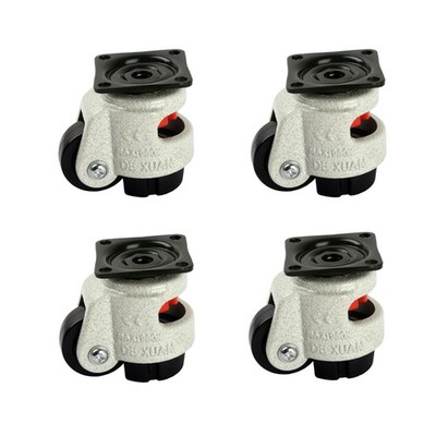 4 Pack Retractable Leveling Machine Casters 40F/60F/80F/100F/120F/150F