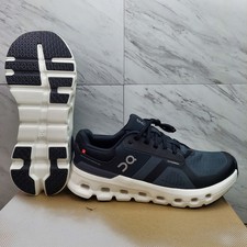 On Cloudrunner 2 Black White Eclipse Women's Size 9.5 Running Walking Shoes NIB