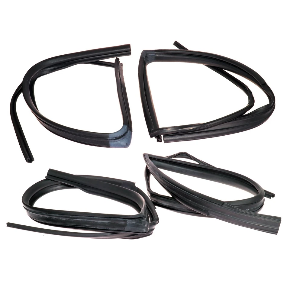 Juego de sellos de goma para puerta delantera trasera Fit Nissan Sentra Sedán B13 GXE STD XE Foto 4 de 4