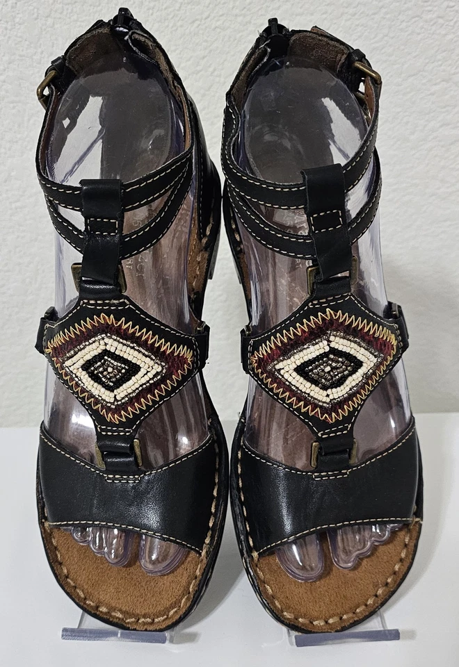 Naturalizer Women's Black Sandal Beaded Dorsum Size 6M - Image 2 of 4