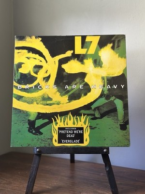 L7 Bricks Are Heavy Promotional 1992 Brazil Pressing Vinyl Record LP Album
