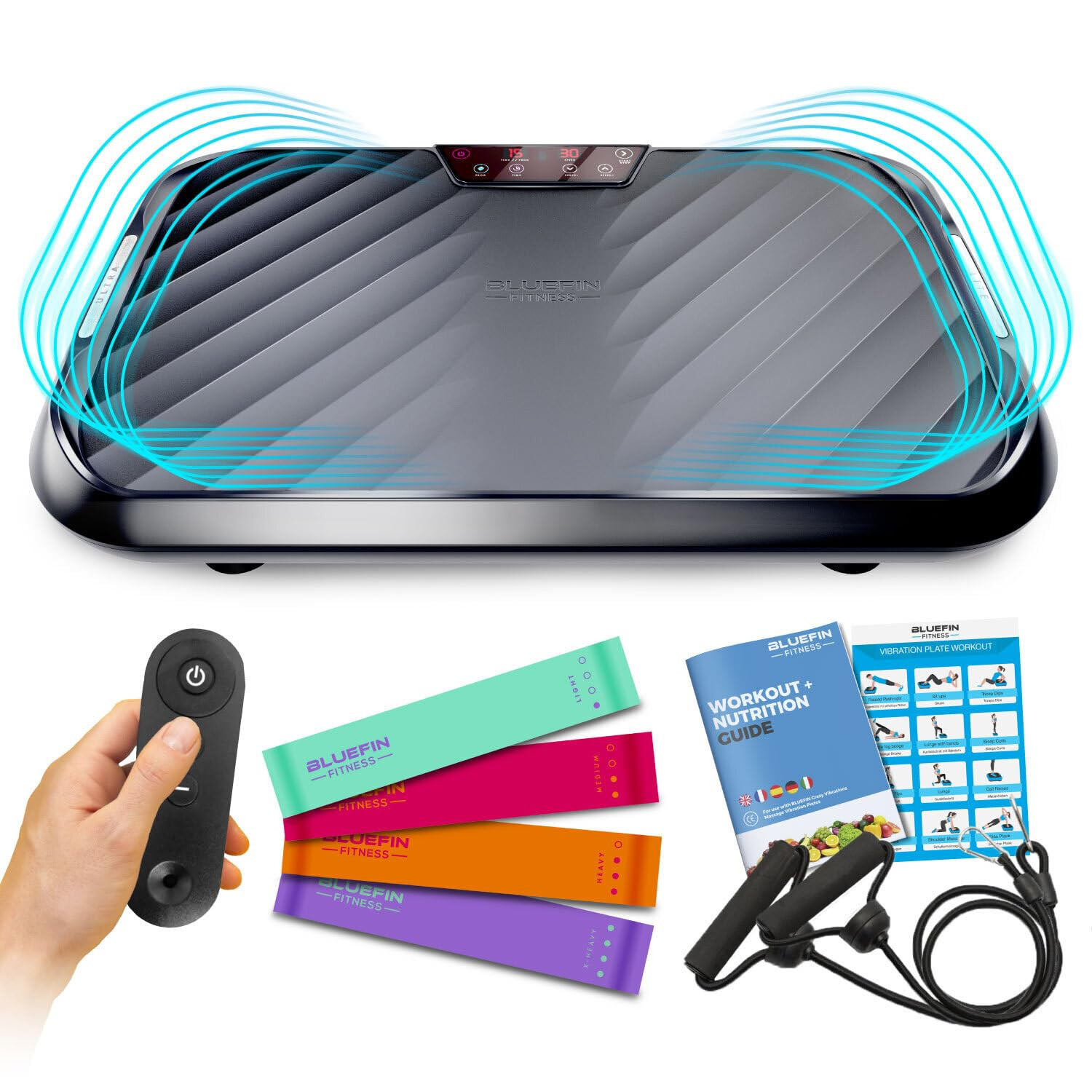 Pedana Vibrante Bluefin UltraLite | Pedana vibrante per esercizi di (S2z)