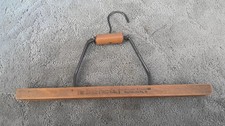Vintage Wood Clamp Hanger Pants/Trousers ZOFKLE FOOS CO. TAILOR z WAPAKONETA, O