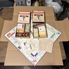 ALL ORIGINAL VINTAGE 1935-1937 MONOPOLY BOARD GAME - PARKER BROTHERS INC