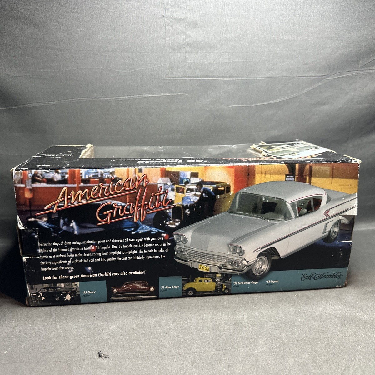 Ertl 1:18 1958 Chevrolet Impala American Graffiti Diecast Vehicle