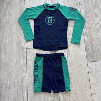 Trollkids UV Shirt und Shorts Gr. 104 Neuwertig Top Zustand Wie Neu