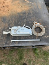 Tractel Trifor Griphoist TU-28 2 Ton / 4000 Pound Wire Rope Hoist Complete
