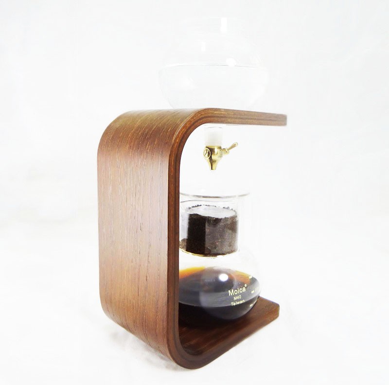 Dutch Drip Tower Wood Glass 400ml Taiwan Bike