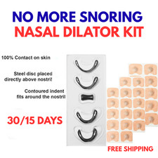30pcs Magnetic Nasal Breathing Nose Dilators Starter Kit Nasal Strips Nasal Clip