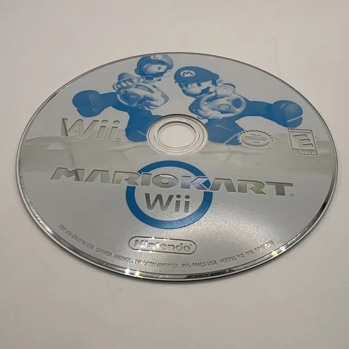 Nintendo Wii Mario Kart Freshly Resurfaced Tested Working Disc Only