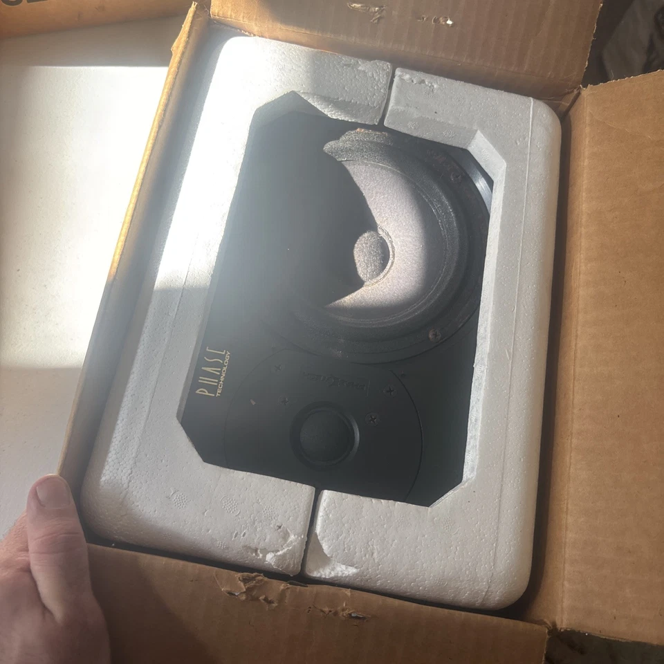 Alto-falantes de parede Phase Technology CI 40 Series IV vintage década de 1980 novo na caixa - Imagem 3 de 4