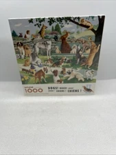 Dogs! Dogs! Dogs! Springbok 1000 Piece Jigsaw Puzzle 32 Breeds of Dogs New!!