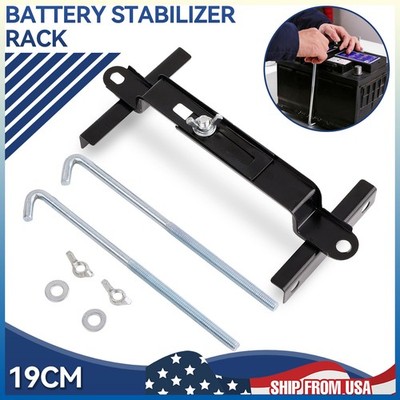 Car Battery Tie Down Bracket With J bolts Hold Down Sets 7.5'' 19cm Adjustable