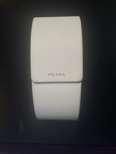 Prada White Sunglasses/Eyeglasses Hard Box Authentic Magnetic Case
