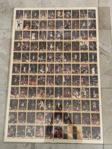 SHAQUILLE O'NEAL Rookie CLASSIC GOLD DRAFT UNCUT SHEET 1993 SUPER RARE in Sleeve