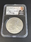 2021 (S) T2 MOY EMERGENCY FDR AMERICAN SILVER EAGLE $1 BLACK CORE NGC MS 70