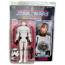 Gentle Giant Star Wars Luke Skywalker Stormtrooper Disguise Jumbo Figure & Coin