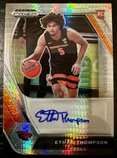 Ethan Thompson 2021-22 Panini Prizm Draft Picks AUTO Hyper #DP-ETH Rookie RC