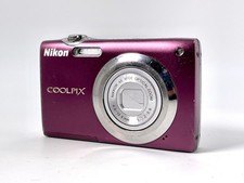 Nikon Coolpix Plum S3000 12MP 4x Zoom Digital Camera PARTS Camera - Lens Issue