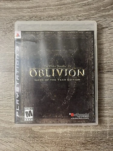 The Elder Scrolls IV Oblivion GOTY Edition Sony Playstation 3 PS3 With Manual