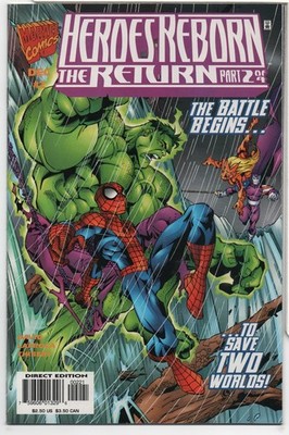 HEROES REBORN: THE RETURN #2   SPIDER-MAN AND HULK VARIANT   SALVADOR LARROCA