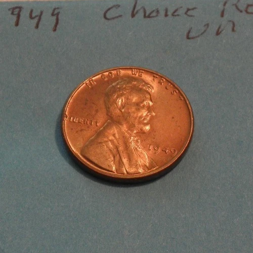 1949 Lincoln Wheat Cent — photo from another recent sale