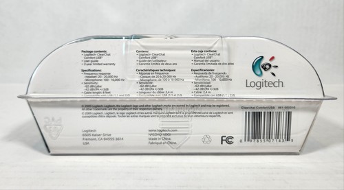 Logitech ClearChat Comfort USB Headset w/ Noise-Canceling Microphone 981-000310 - Photo 5/5