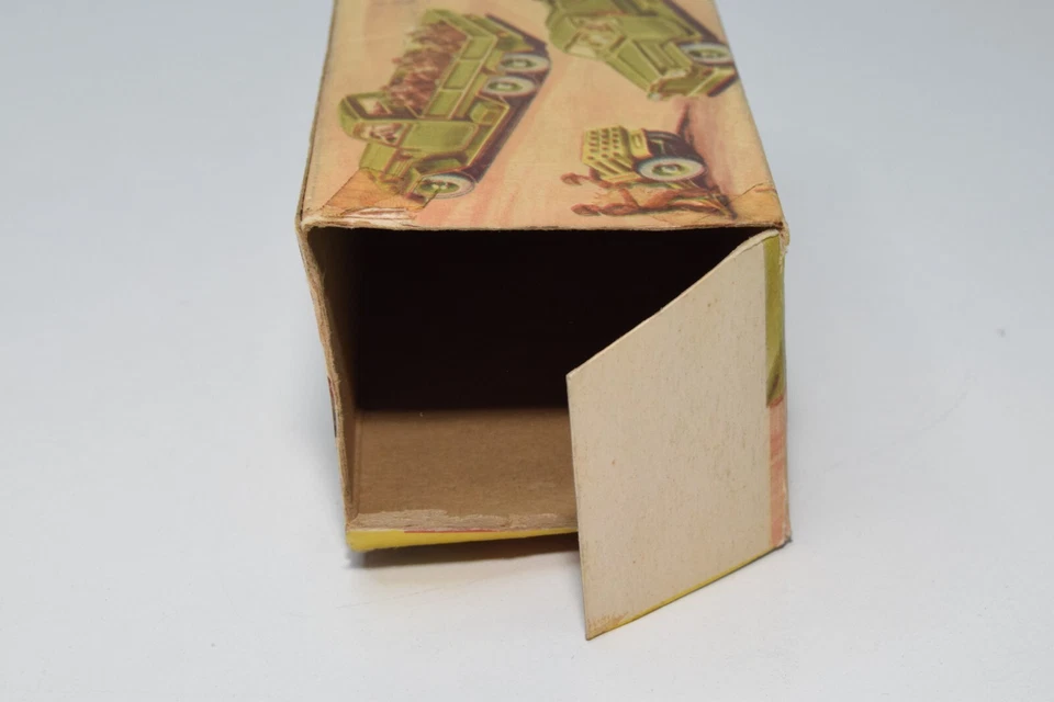 B44 1:55 SCATOLA VUOTA ORIGINALE FJ FRANCE TOYS GMC CAMION MILITARE CAMION ES... - Immagine 2 di 4