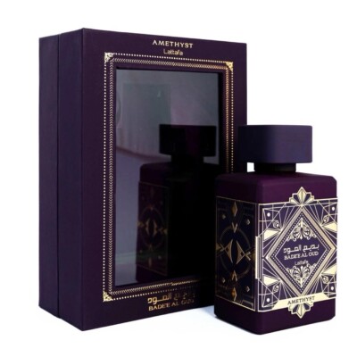 Lattafa Bade'e Al Oud Amethyst EDP 3.4 oz (100ml) Spray   Unisex Amber Rose Oud