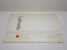 Vintage Leica 1957 Photographic Equipment Catalog - Manual Guide Pricing Book