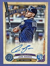 2019 Topps Gypsy Queen Jake Bauers RC On Card Autographs Rays