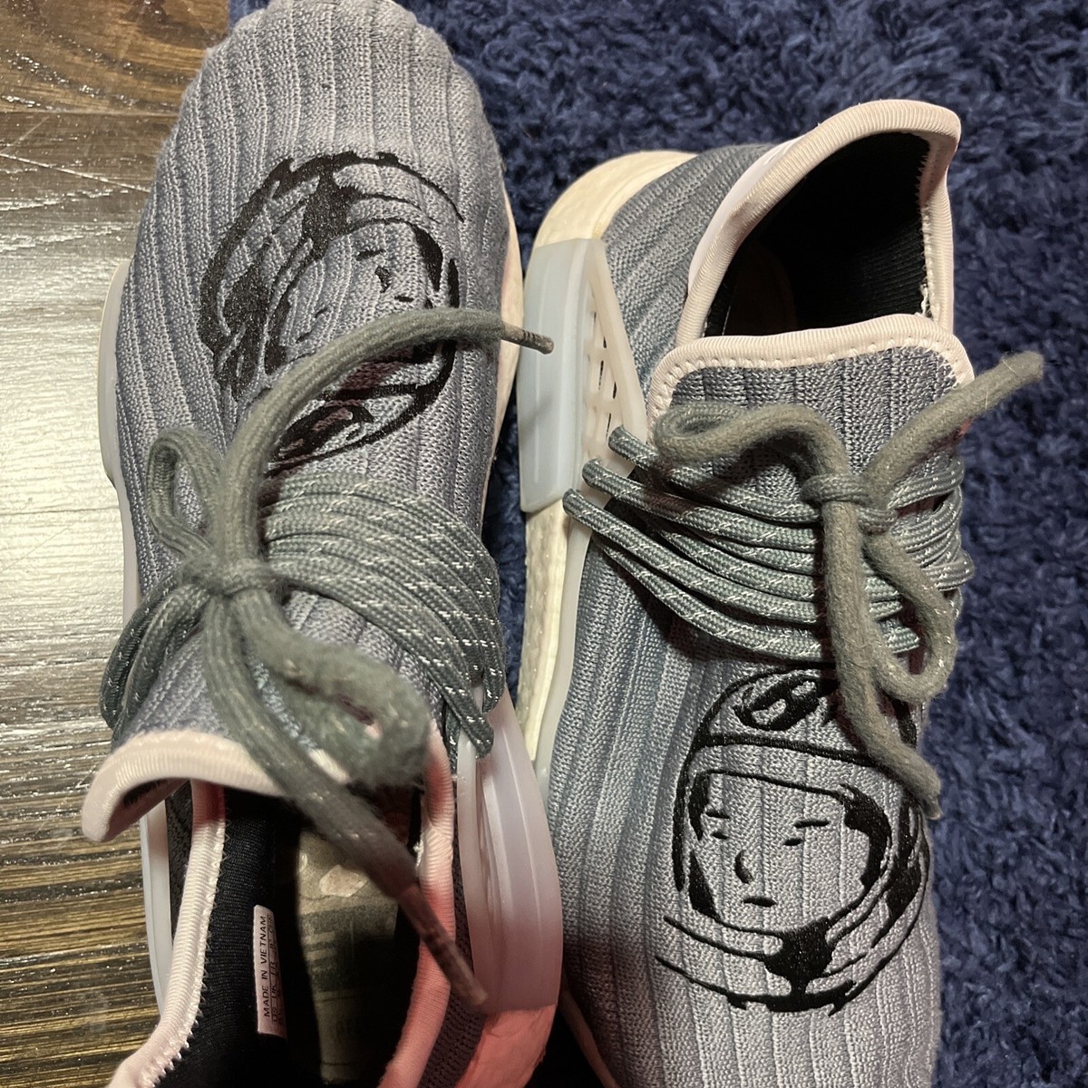 nmd human race gray