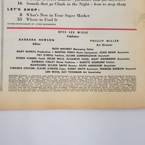 Better Living Magazine January 1956 Ellery Queen Mystery Danny Thomas Story Ads - Imagen 3 de 12
