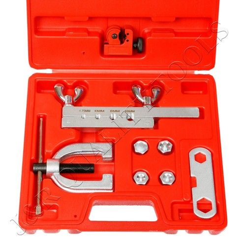 ISO/Bubble Flaring Tool Kit with Blow-Molded Case and Mini Tubing Cutter