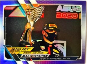 Topps F1 Chrome 2021 - #154 Max Verstappen 356/399 Purple