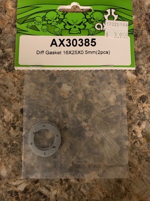 Axial Racing Diff Gasket 16x25x0.5mm AX10 SCX10 Wraith EXO AX30385