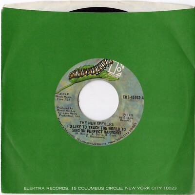 The New Seekers / I'd Like to Teach The World To Sing / 1971 45rpm / Mint