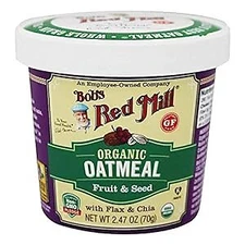 Bob'S Red Mill  Oatmeal Cup Organic Fruit And Seed Gluten Free   2.47 Oz