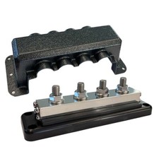 Victron Energy, Busbar 600A 4P  Cover 4X 3/8" Terminals