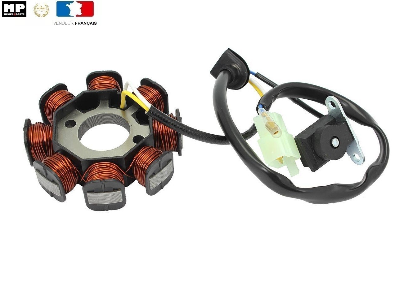Stator d'allumage SYM Fiddle 50 II cuivre haute conductivite alternateur 31120-AAA-A00