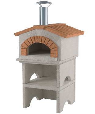 FORNO A LEGNA BETON CASA MIA  F2010 94x103x207h