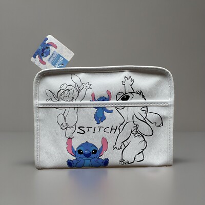 Disney Stitch Tasche Kosmetik Make Up Etui Weiß Reisetasche Neu